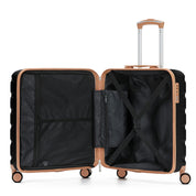 56x45x25cm SAFIR Carry-On Cabin Case - TSA Lock & 8 Wheels