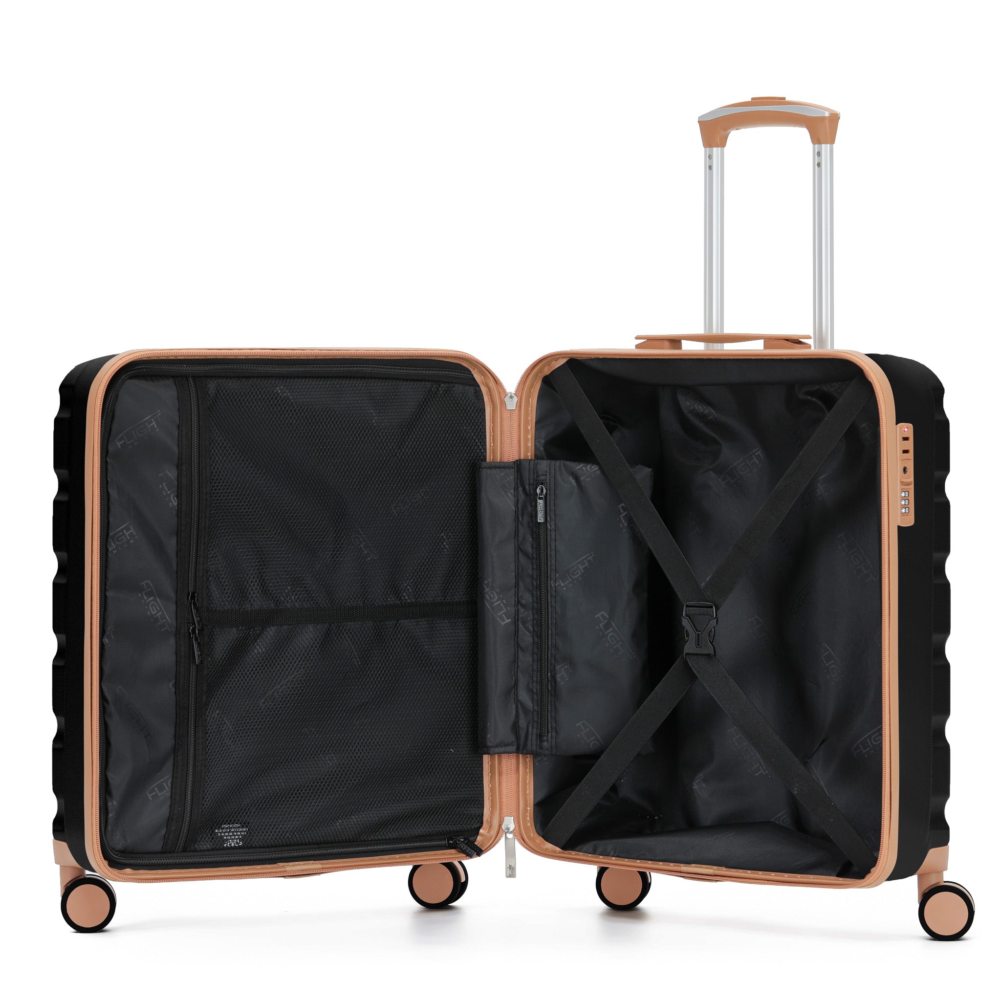 56x45x25cm SAFIR Carry-On Cabin Case - TSA Lock & 8 Wheels