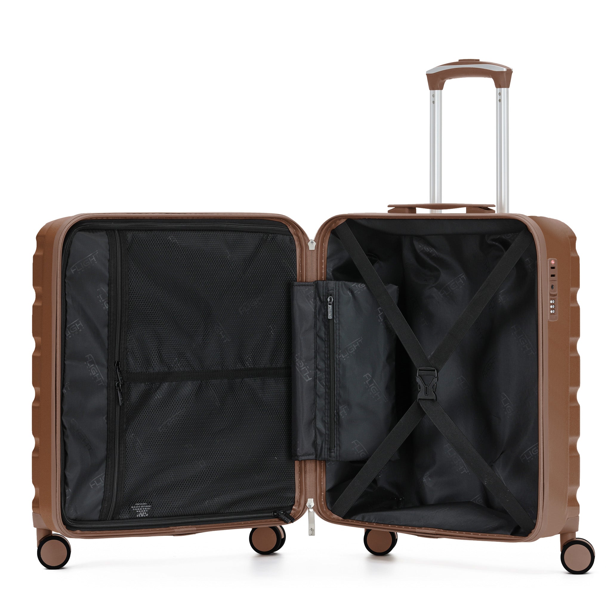 56x45x25cm SAFIR Carry-On Cabin Case - TSA Lock & 8 Wheels