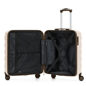 56x45x25cm SAFIR Carry-On Cabin Case - TSA Lock & 8 Wheels