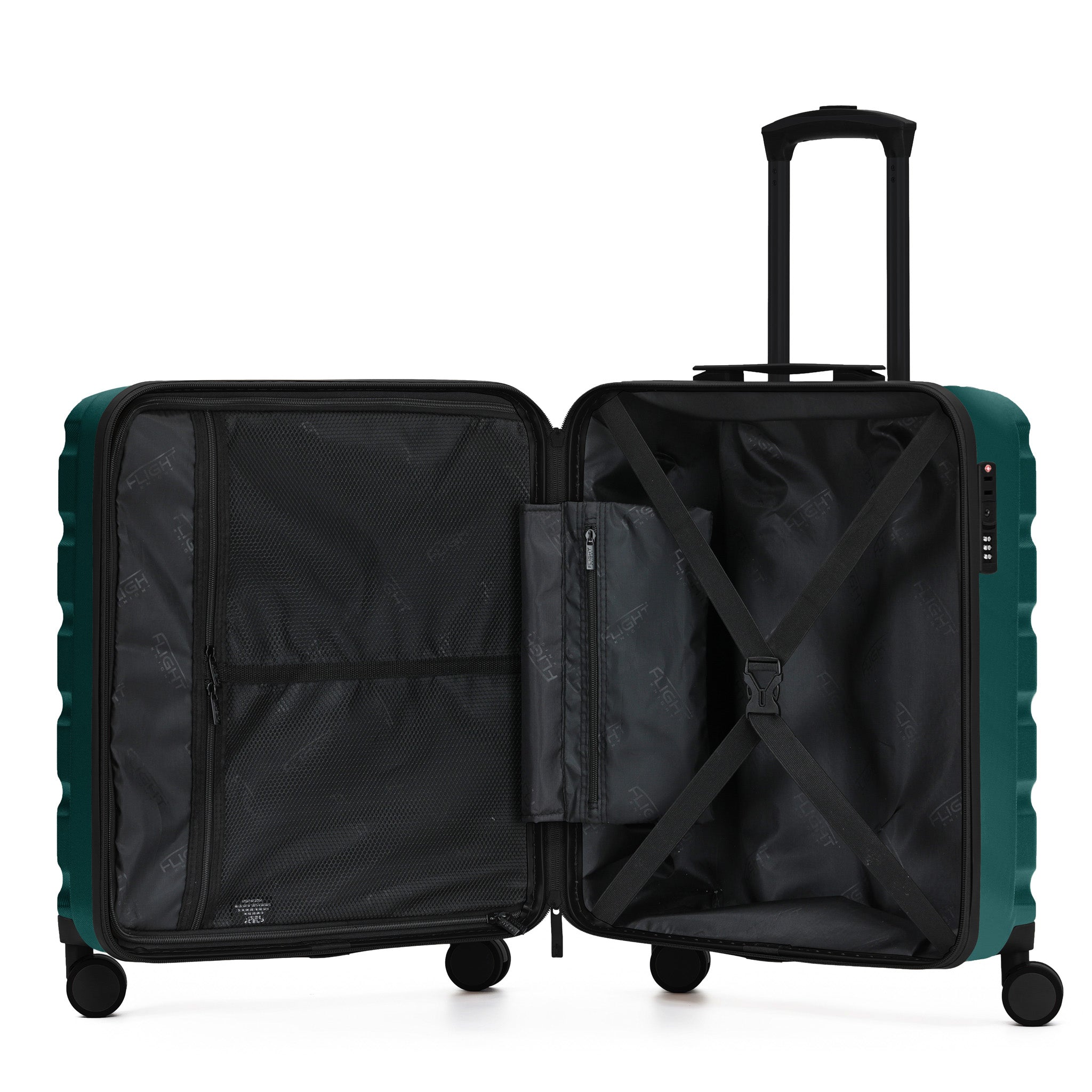 56x45x25cm SAFIR Carry-On Cabin Case - TSA Lock & 8 Wheels