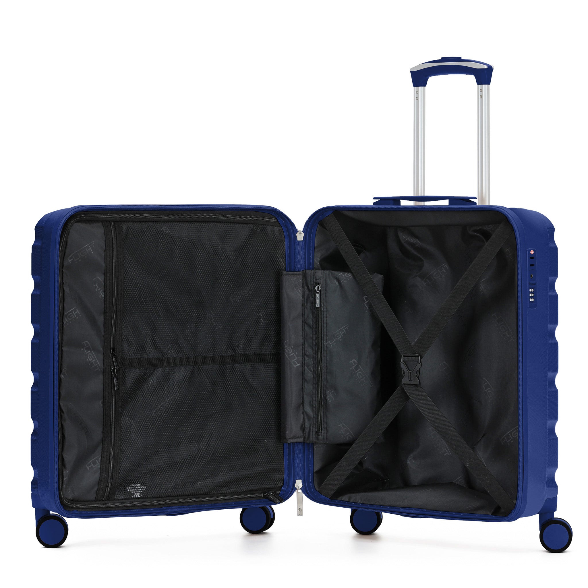 56x45x25cm SAFIR Carry-On Cabin Case - TSA Lock & 8 Wheels