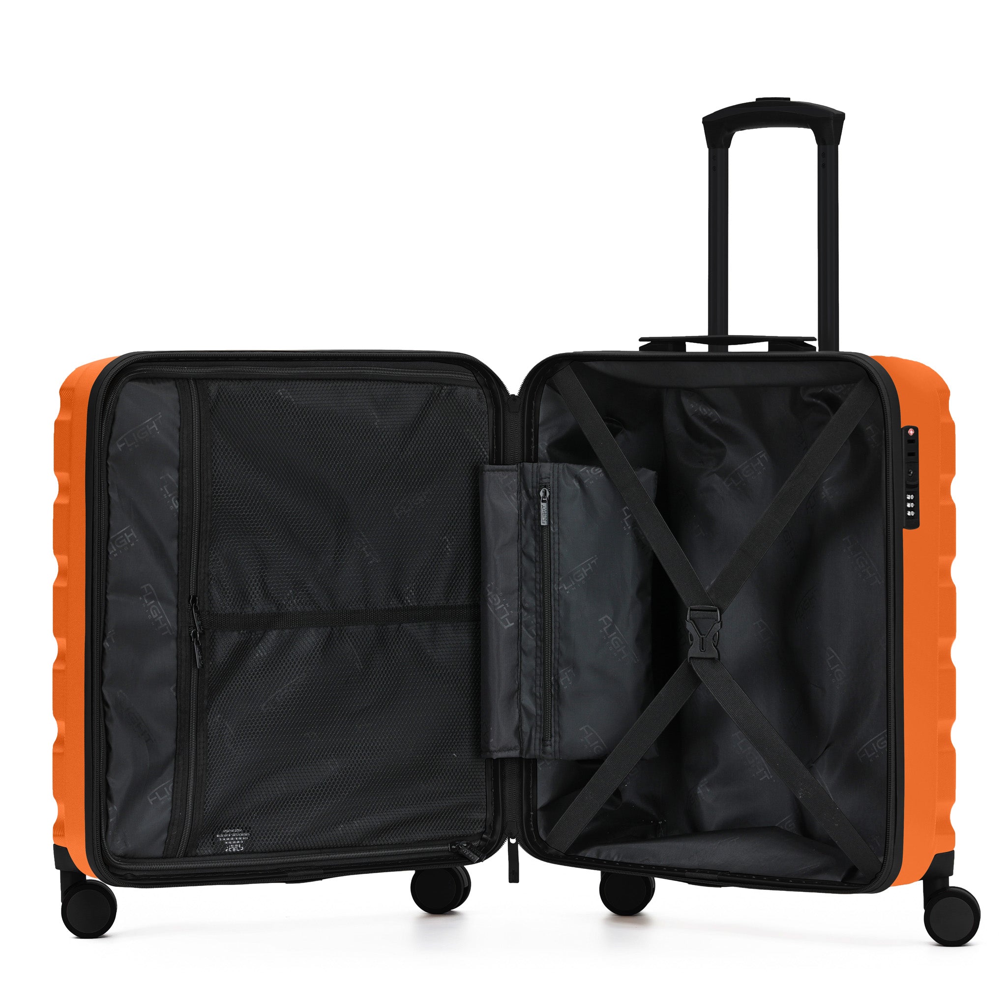 56x45x25cm SAFIR Carry-On Cabin Case - TSA Lock & 8 Wheels