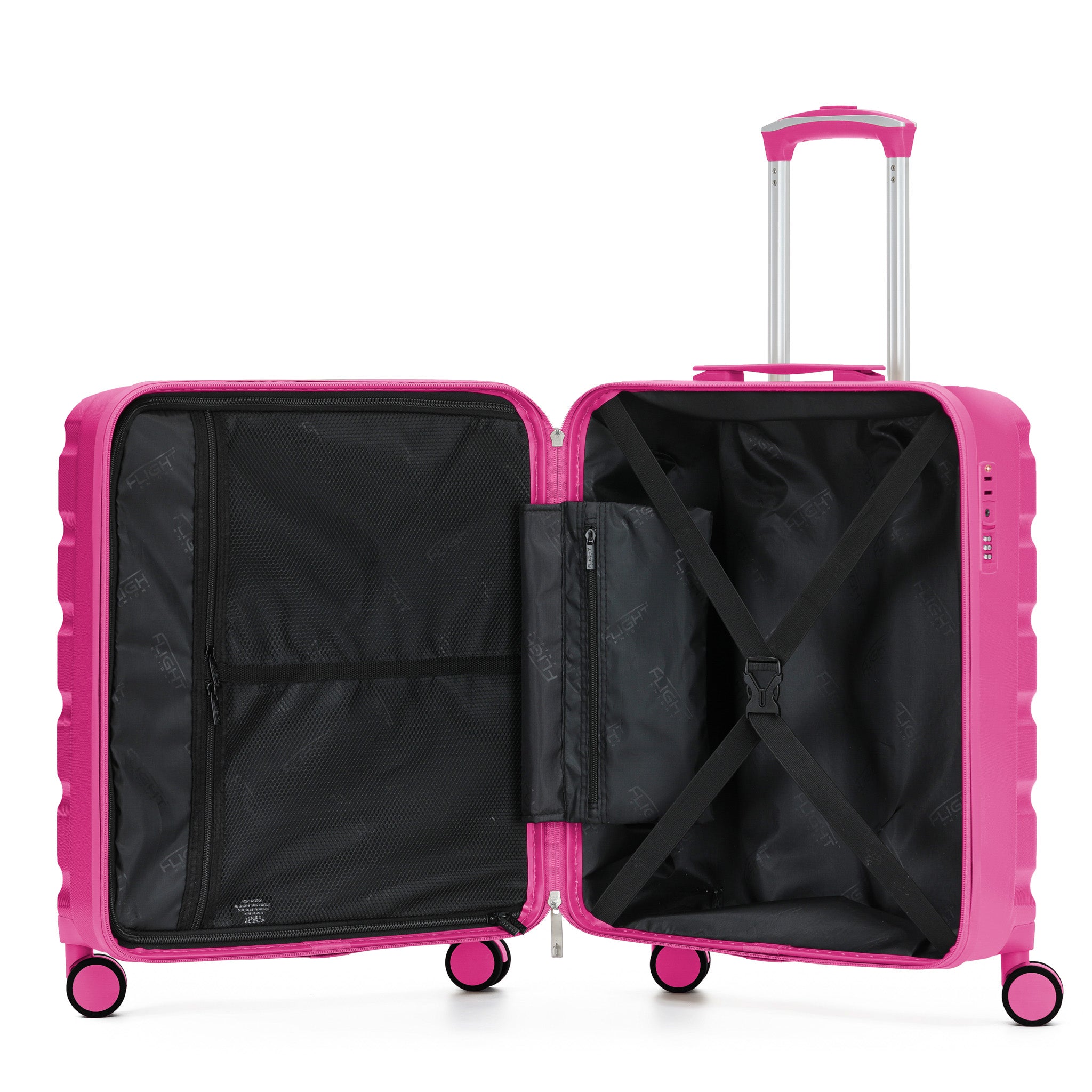 56x45x25cm SAFIR Carry-On Cabin Case - TSA Lock & 8 Wheels