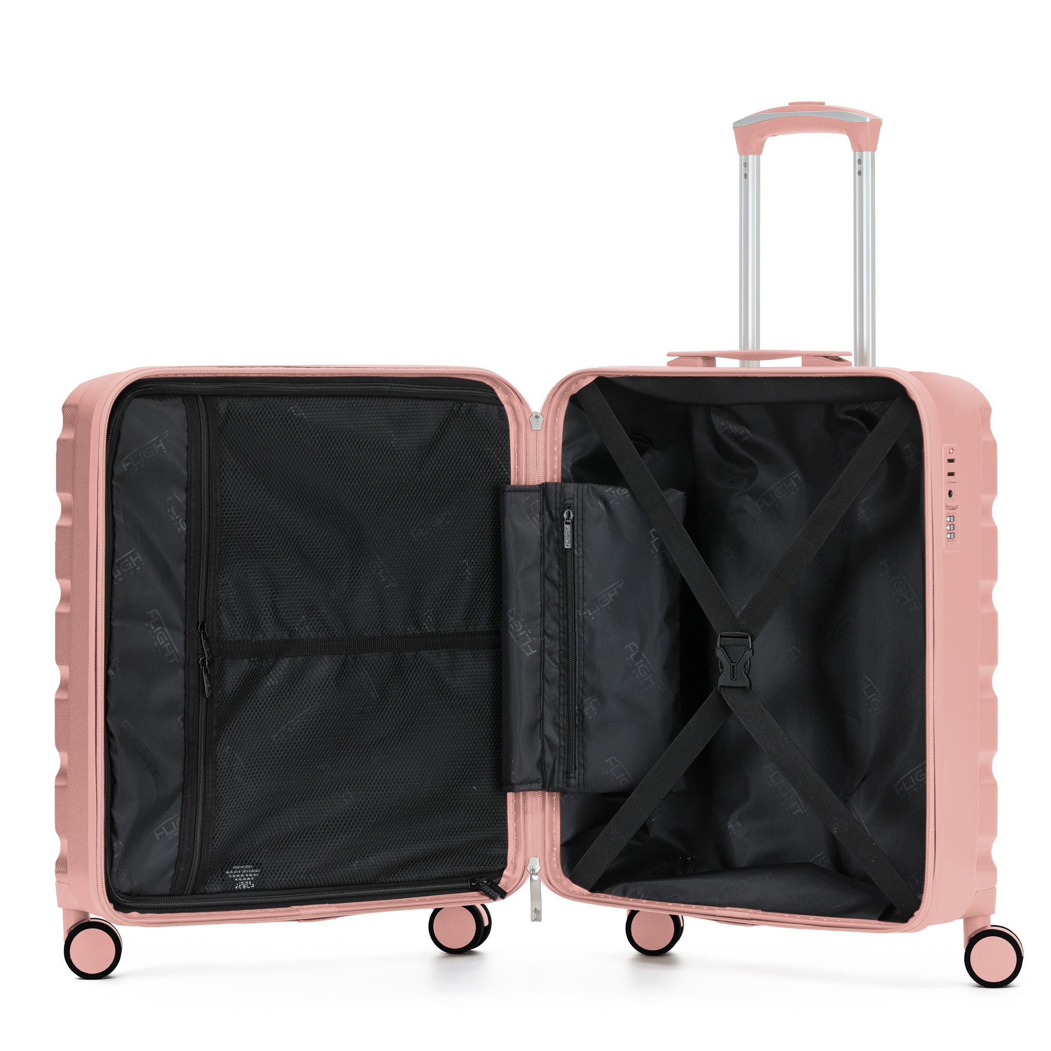 56x45x25cm SAFIR Carry-On Cabin Case - TSA Lock & 8 Wheels