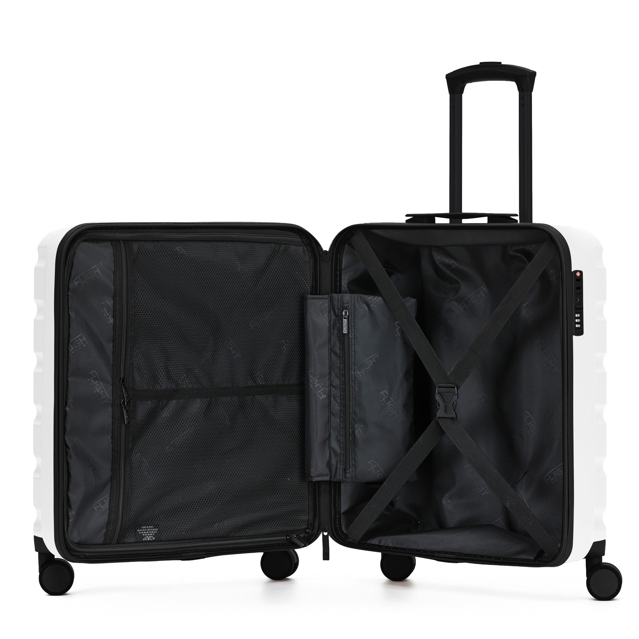 56x45x25cm SAFIR Carry-On Cabin Case - TSA Lock & 8 Wheels