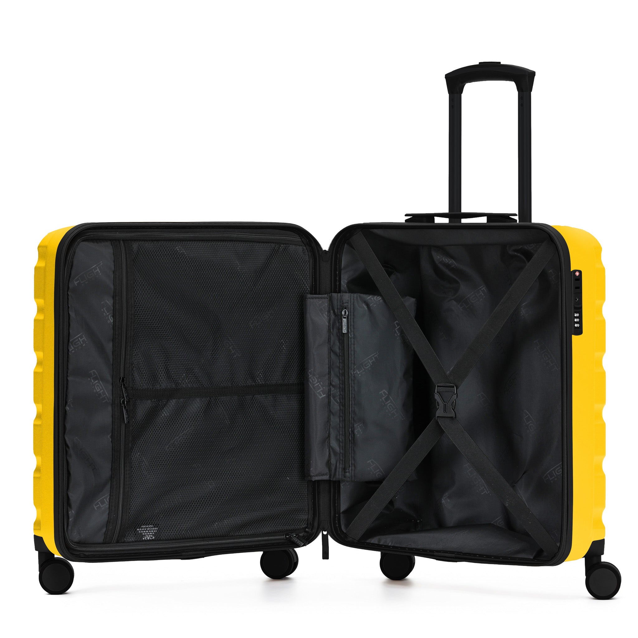 56x45x25cm SAFIR Carry-On Cabin Case - TSA Lock & 8 Wheels