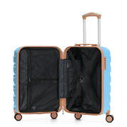 55x35x25cm SAFIR Carry-On Cabin Case - TSA Lock & 8 Wheels
