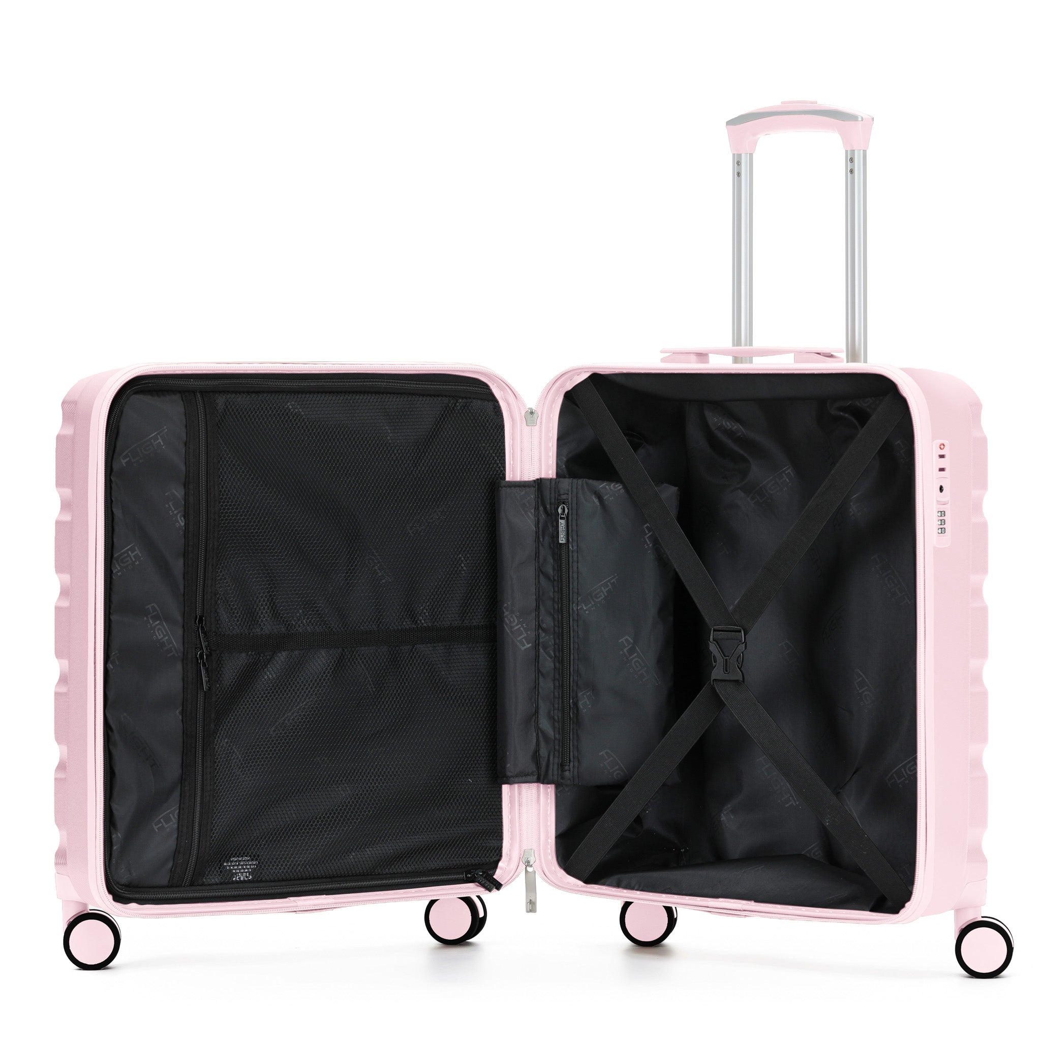 56x45x25cm SAFIR Carry-On Cabin Case - TSA Lock & 8 Wheels