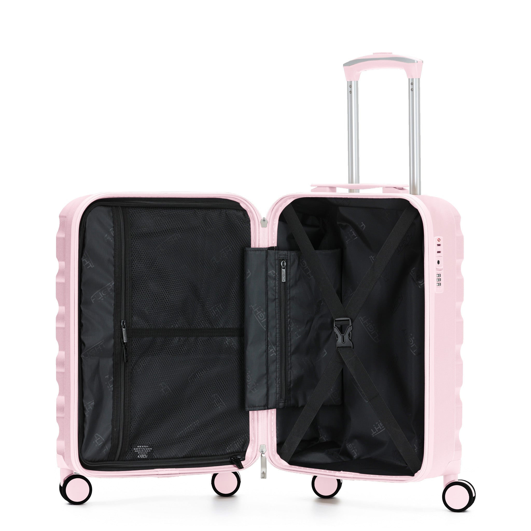 55x35x25cm SAFIR Carry-On Cabin Case - TSA Lock & 8 Wheels