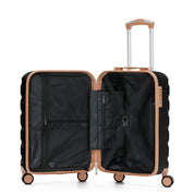 55x35x25cm SAFIR Carry-On Cabin Case - TSA Lock & 8 Wheels