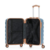 55x35x25cm SAFIR Carry-On Cabin Case - TSA Lock & 8 Wheels