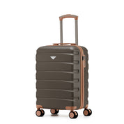 55x35x25cm SAFIR Carry-On Cabin Case - TSA Lock & 8 Wheels
