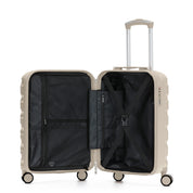 55x35x25cm SAFIR Carry-On Cabin Case - TSA Lock & 8 Wheels