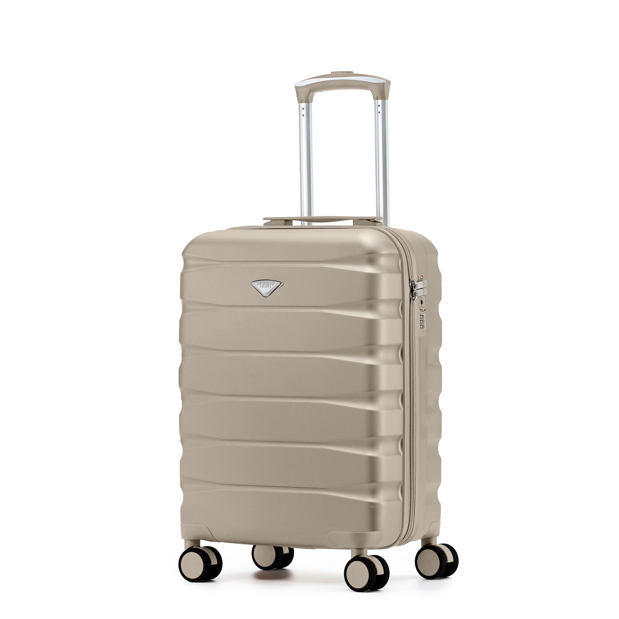 55x35x25cm SAFIR Carry-On Cabin Case - TSA Lock & 8 Wheels