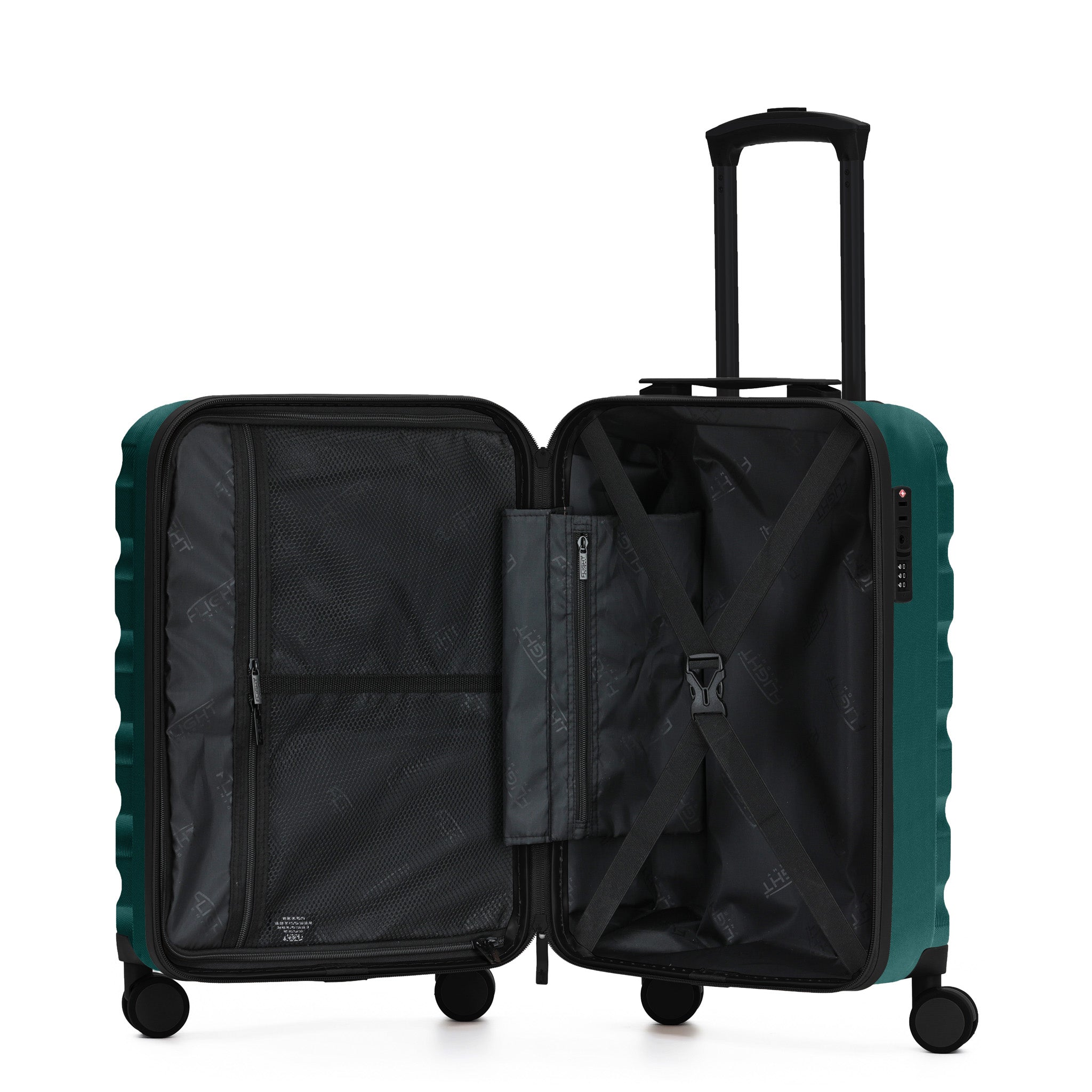 55x35x25cm SAFIR Carry-On Cabin Case - TSA Lock & 8 Wheels