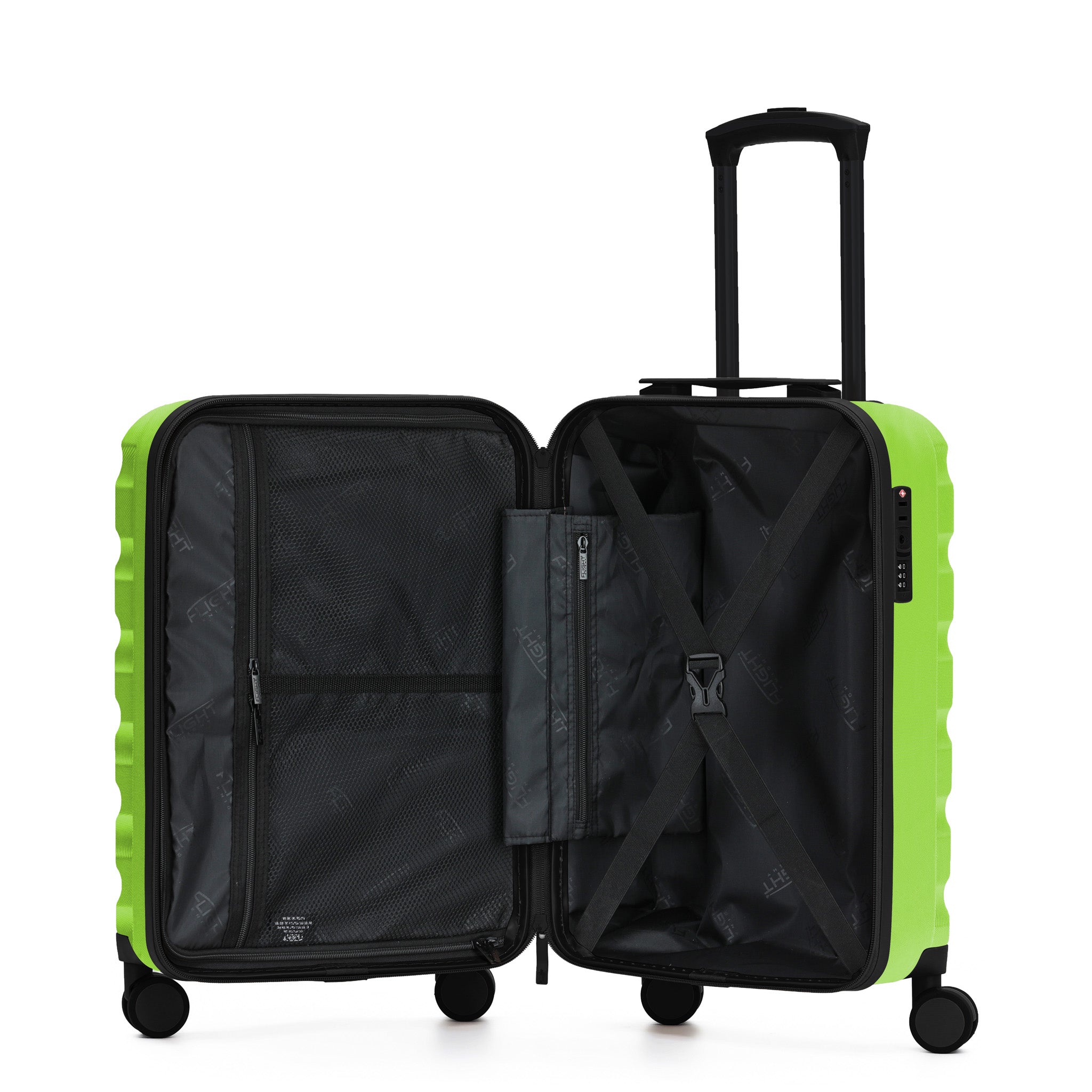 55x35x25cm SAFIR Carry-On Cabin Case - TSA Lock & 8 Wheels
