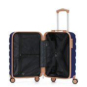 55x35x25cm SAFIR Carry-On Cabin Case - TSA Lock & 8 Wheels