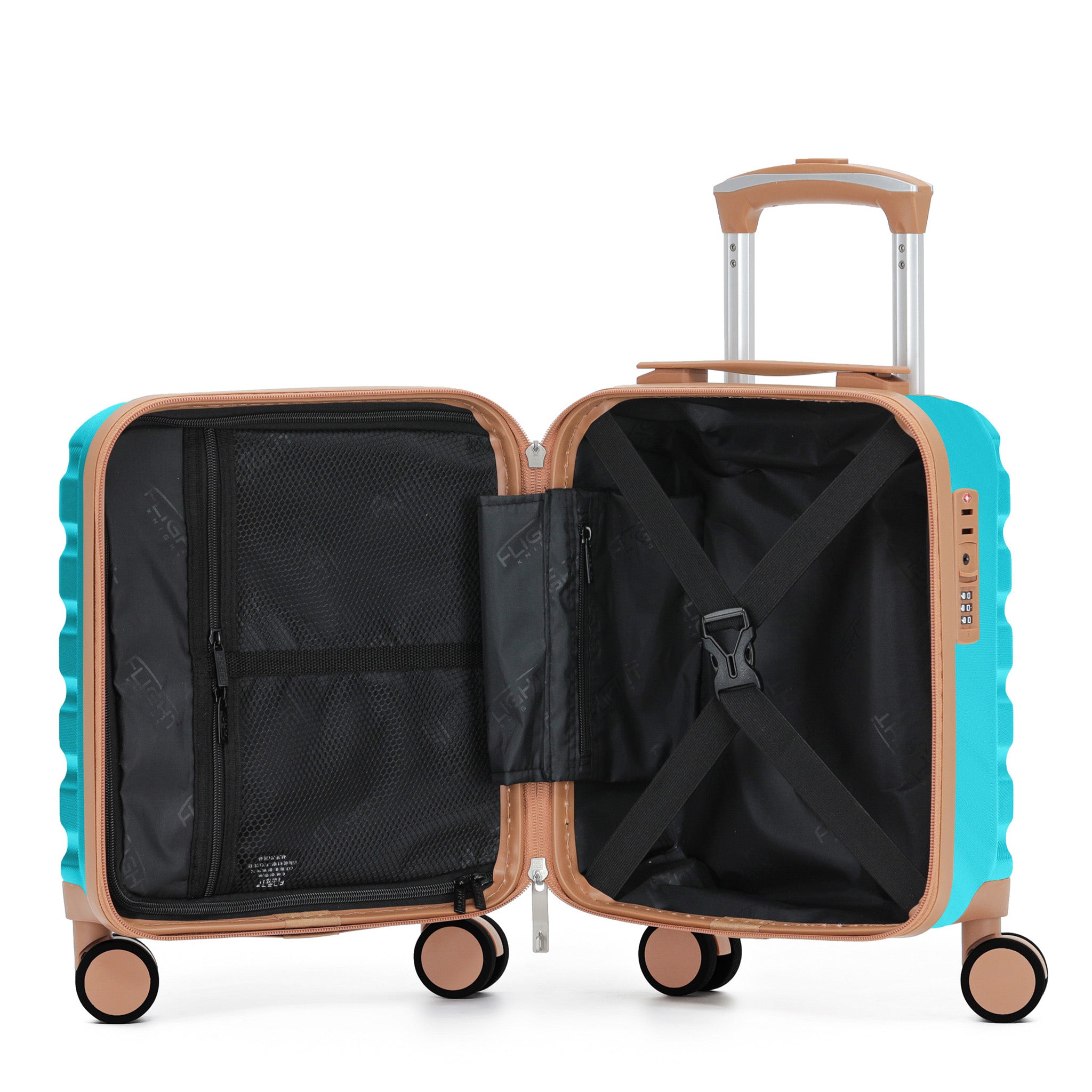 40x30x20cm SAFIR Carry-On Cabin Case - TSA Lock & 8 Wheels