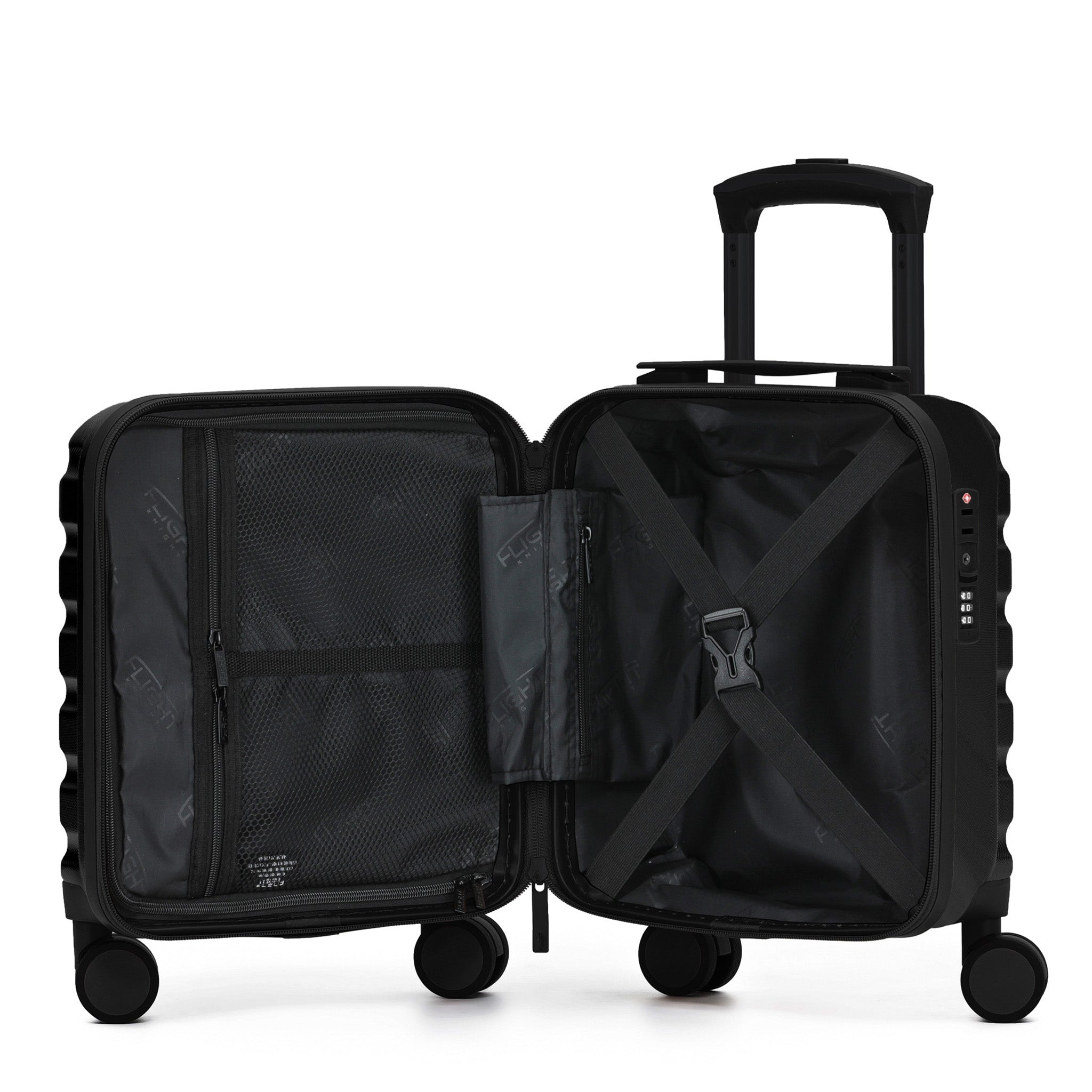 40x30x20cm SAFIR Carry-On Cabin Case - TSA Lock & 8 Wheels