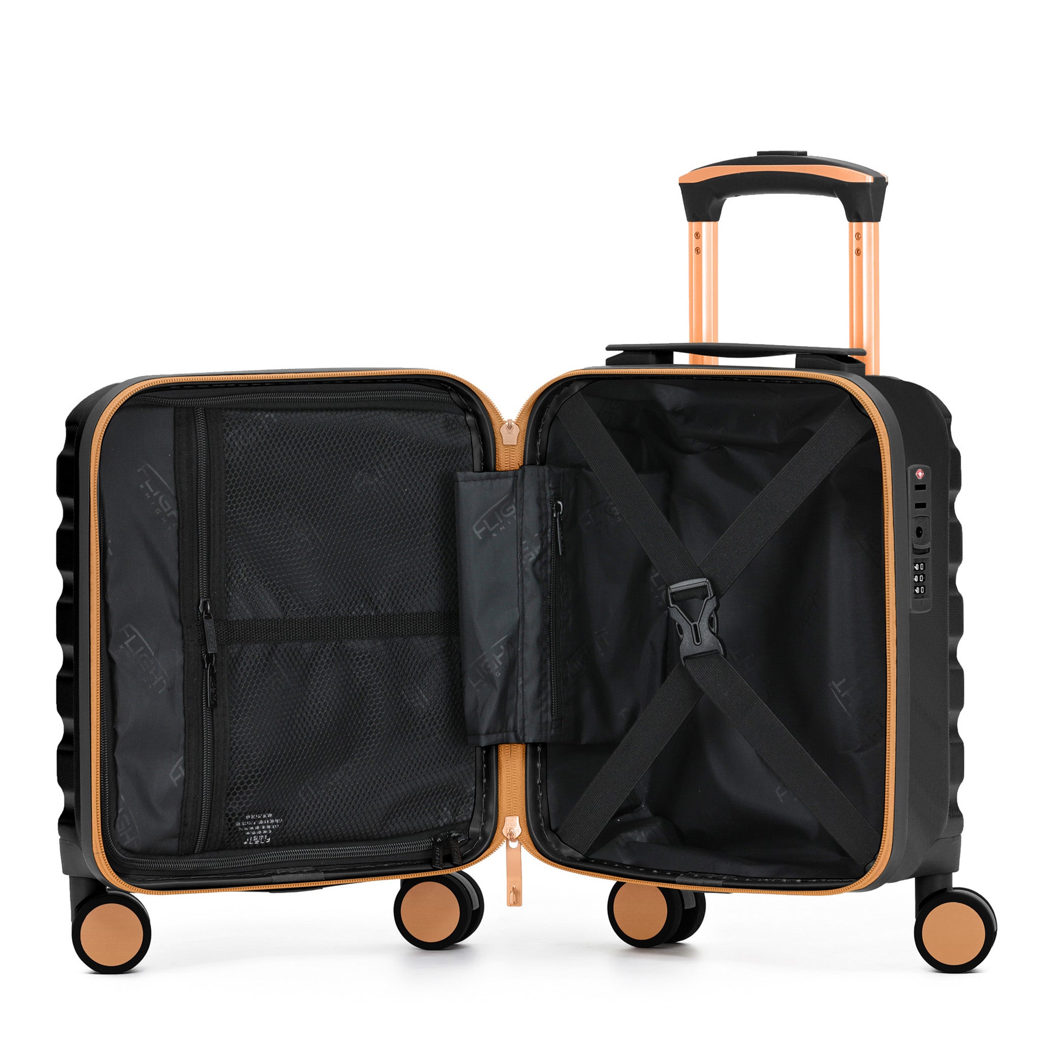 40x30x20cm SAFIR Carry-On Cabin Case - TSA Lock & 8 Wheels