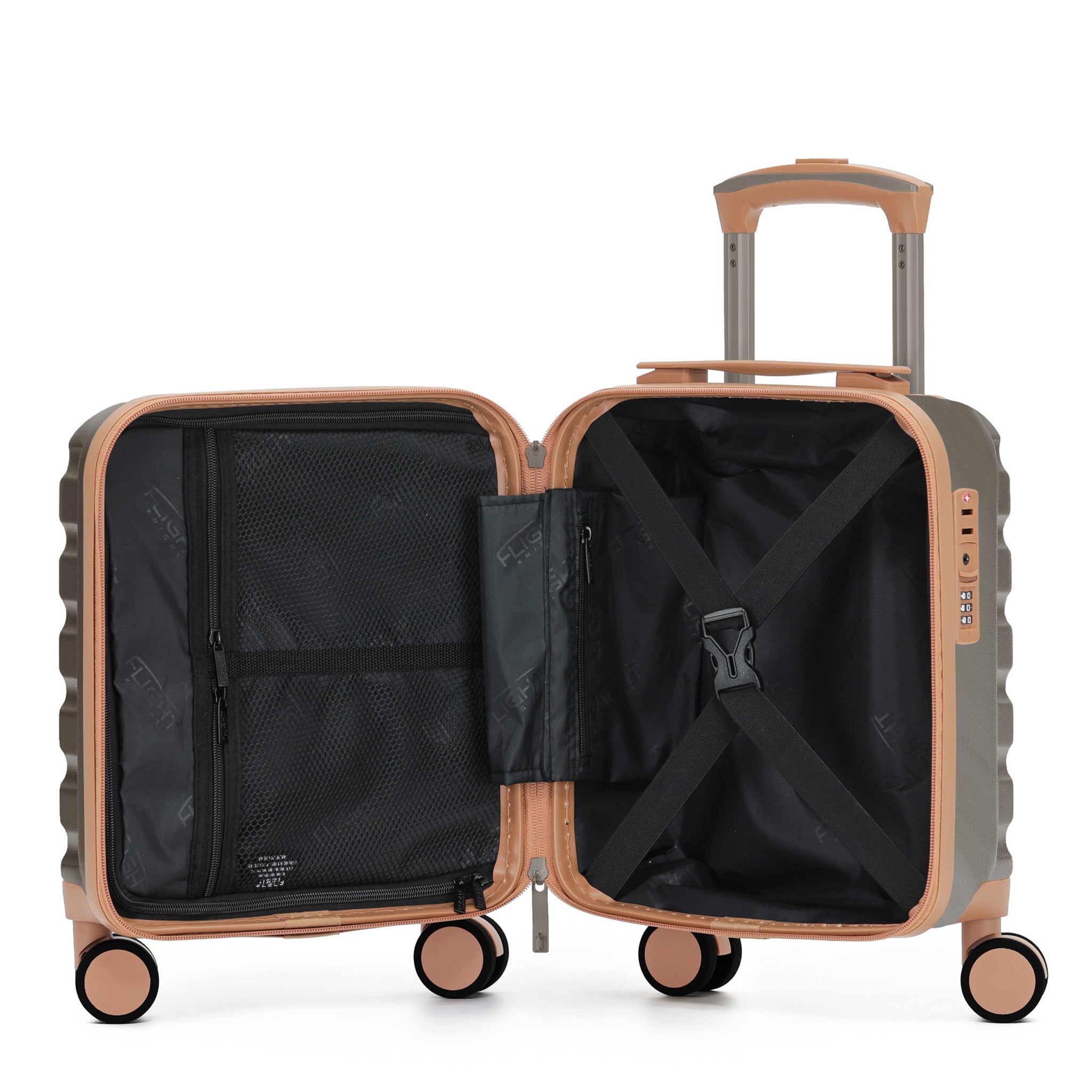 40x30x20cm SAFIR Carry-On Cabin Case - TSA Lock & 8 Wheels