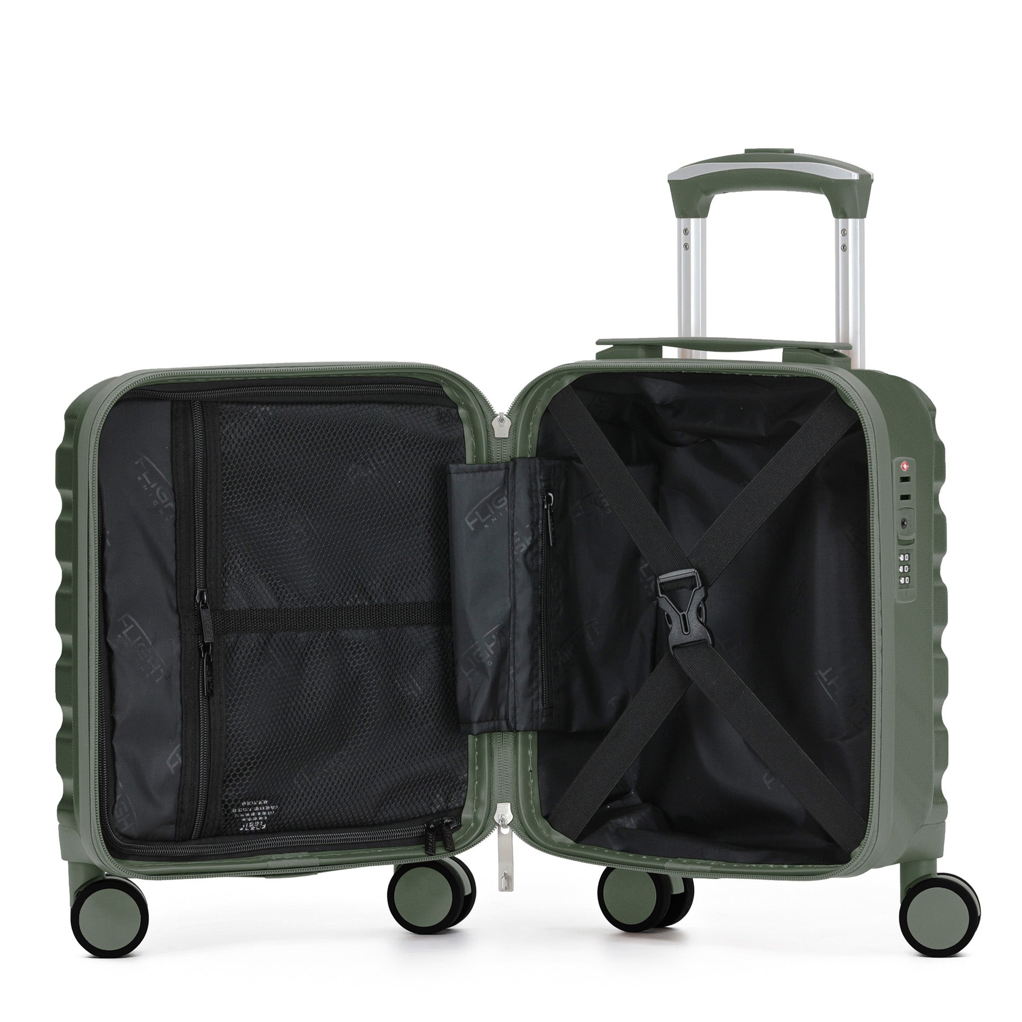 40x30x20cm SAFIR Carry-On Cabin Case - TSA Lock & 8 Wheels
