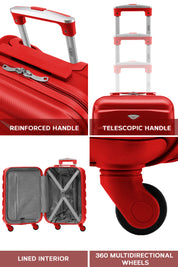 55x35x20cm SAFIR Carry on Cabin Case