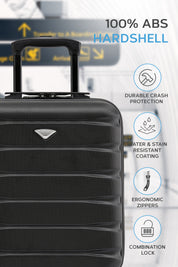 45x36x20cm 2 Wheel Cabin Carry on Case
