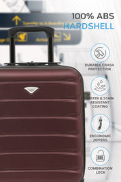 45x36x20cm 2 Wheel Cabin Carry on Case
