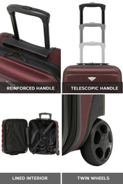 45x36x20cm 2 Wheel Cabin Carry on Case