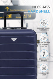45x36x20cm 2 Wheel Cabin Carry on Case