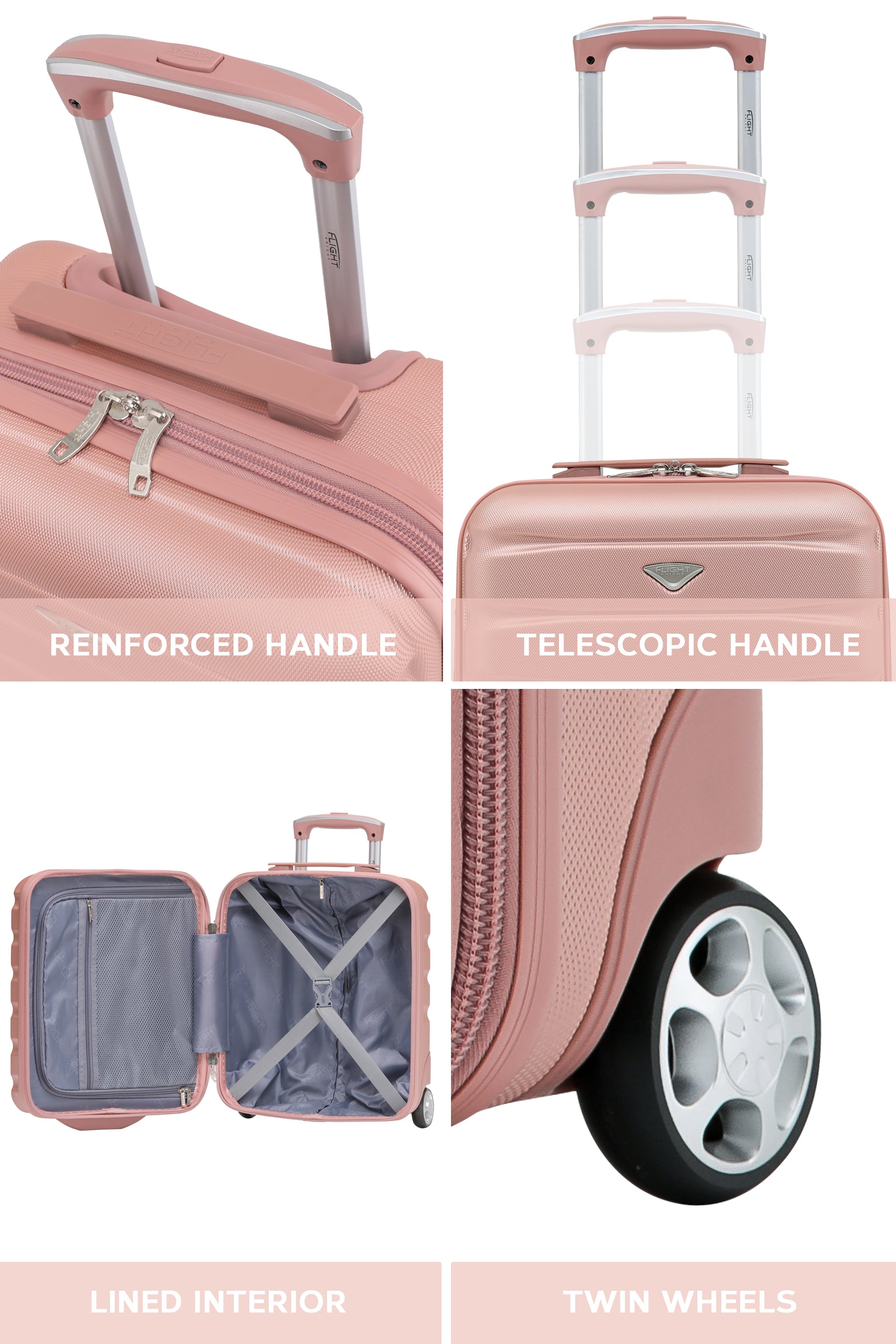 45x36x20cm 2 Wheel Cabin Carry on Case