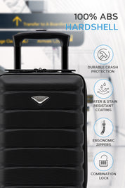 40x20x25cm 2 Wheel Cabin Carry on Case