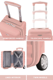 40x20x25cm 2 Wheel Cabin Carry on Case