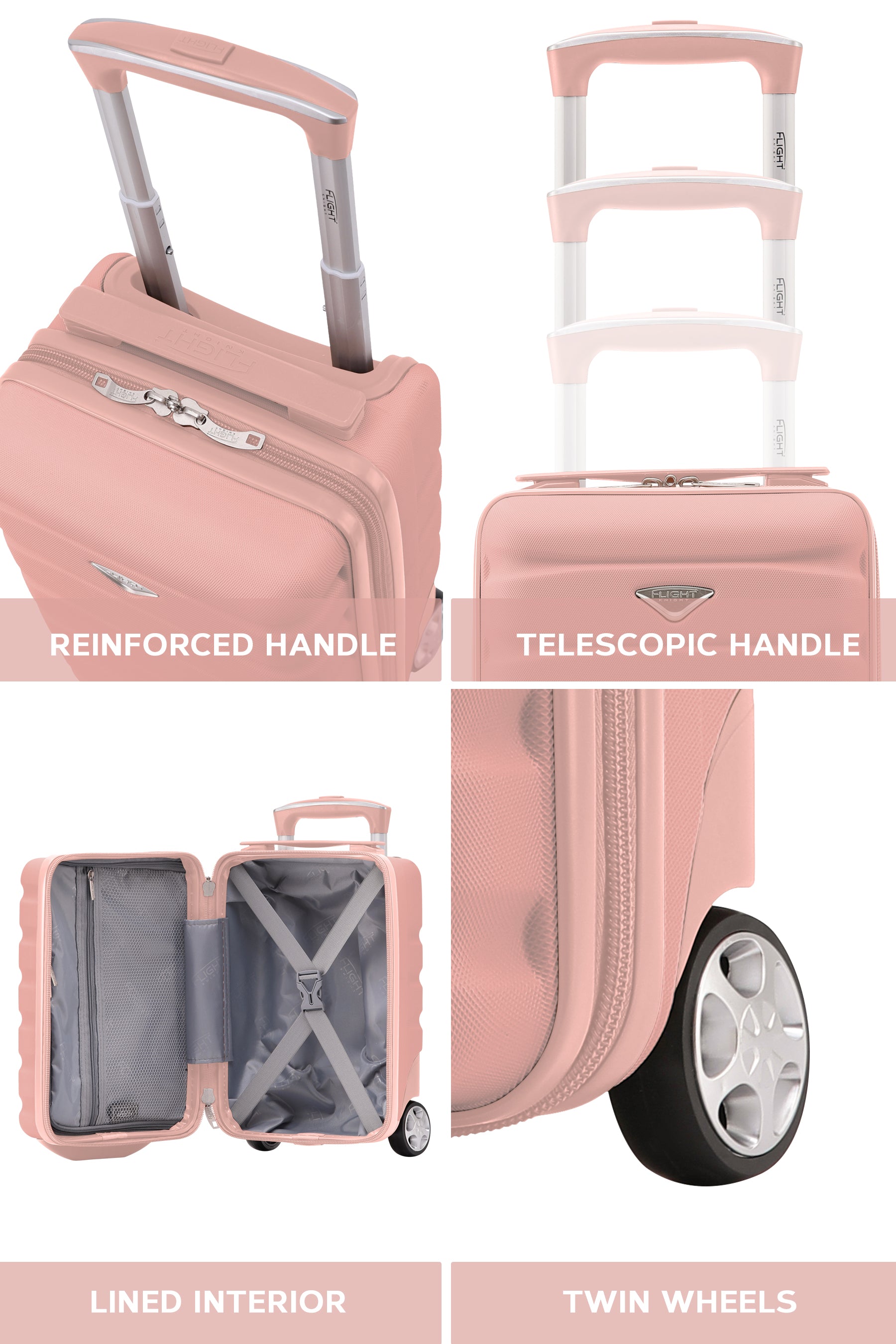 40x20x25cm 2 Wheel Cabin Carry on Case