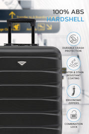 56x45x25cm 2 Wheel Cabin Carry on Case