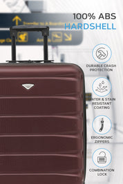 56x45x25cm 2 Wheel Cabin Carry on Case