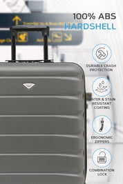 56x45x25cm 2 Wheel Cabin Carry on Case