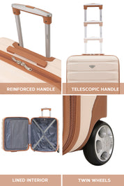 56x45x25cm 2 Wheel Cabin Carry on Case