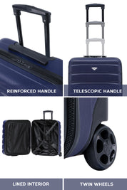 56x45x25cm 2 Wheel Cabin Carry on Case