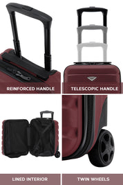 40x30x20cm 2 Wheel Cabin Carry on Case