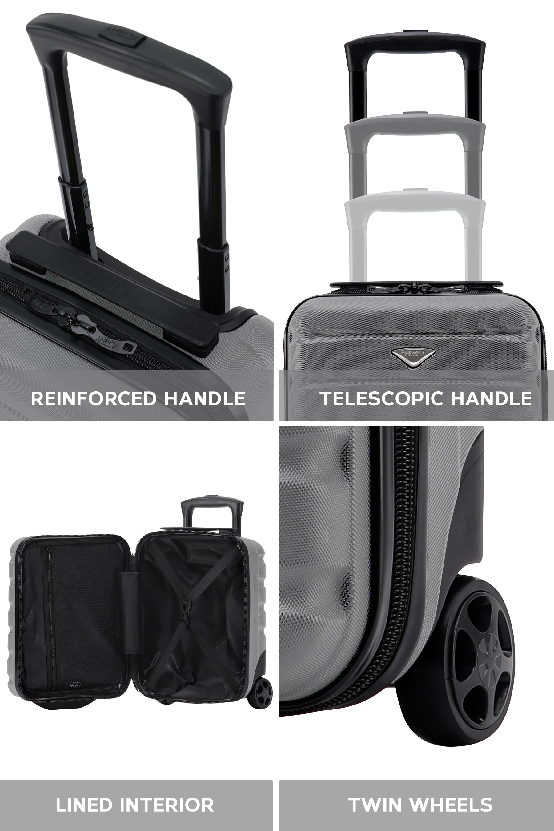 40x30x20cm 2 Wheel Cabin Carry on Case