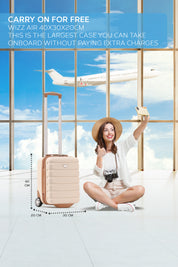 40x30x20cm 2 Wheel Cabin Carry on Case