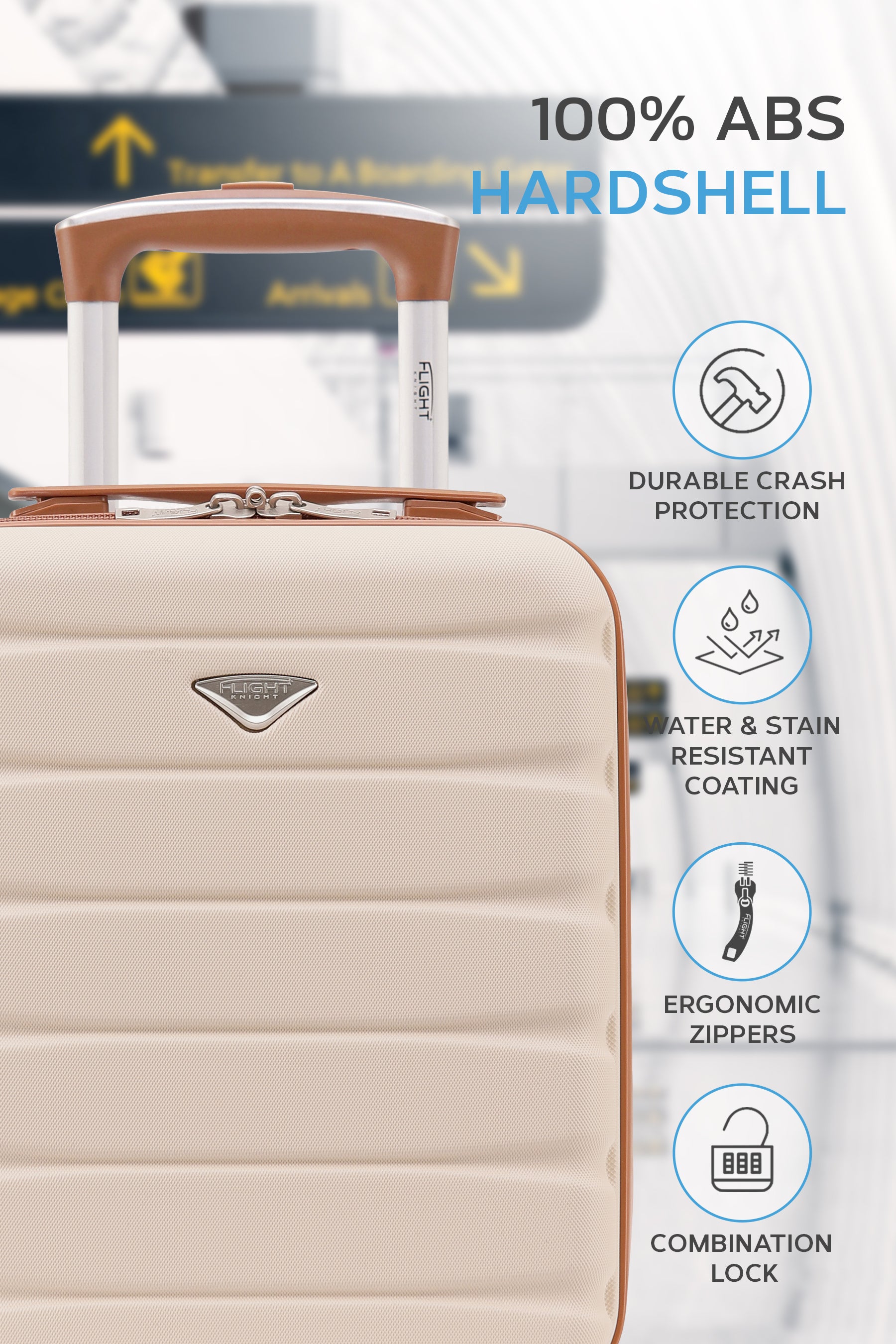40x30x20cm 2 Wheel Cabin Carry on Case