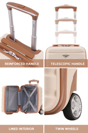 40x30x20cm 2 Wheel Cabin Carry on Case