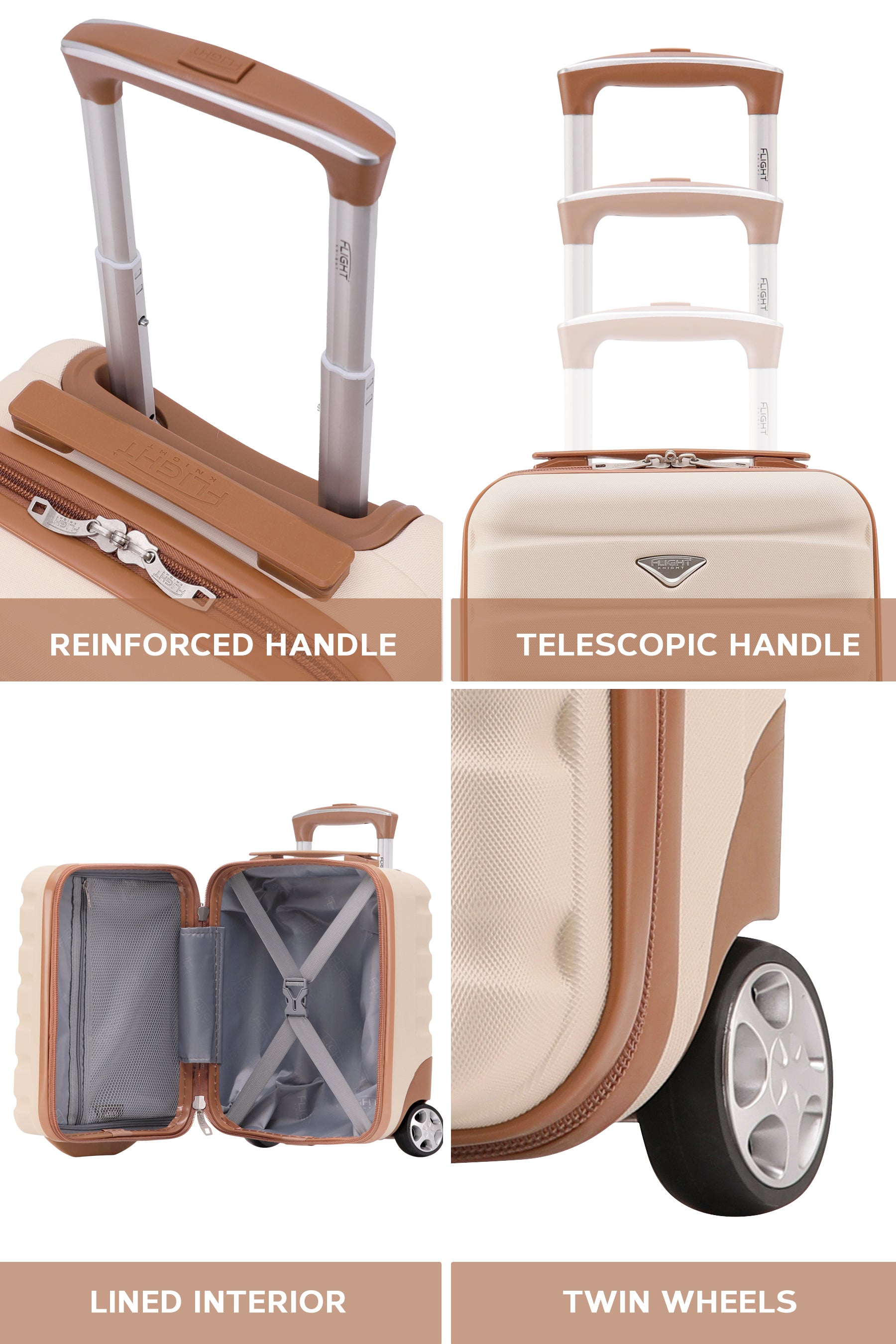 40x30x20cm 2 Wheel Cabin Carry on Case