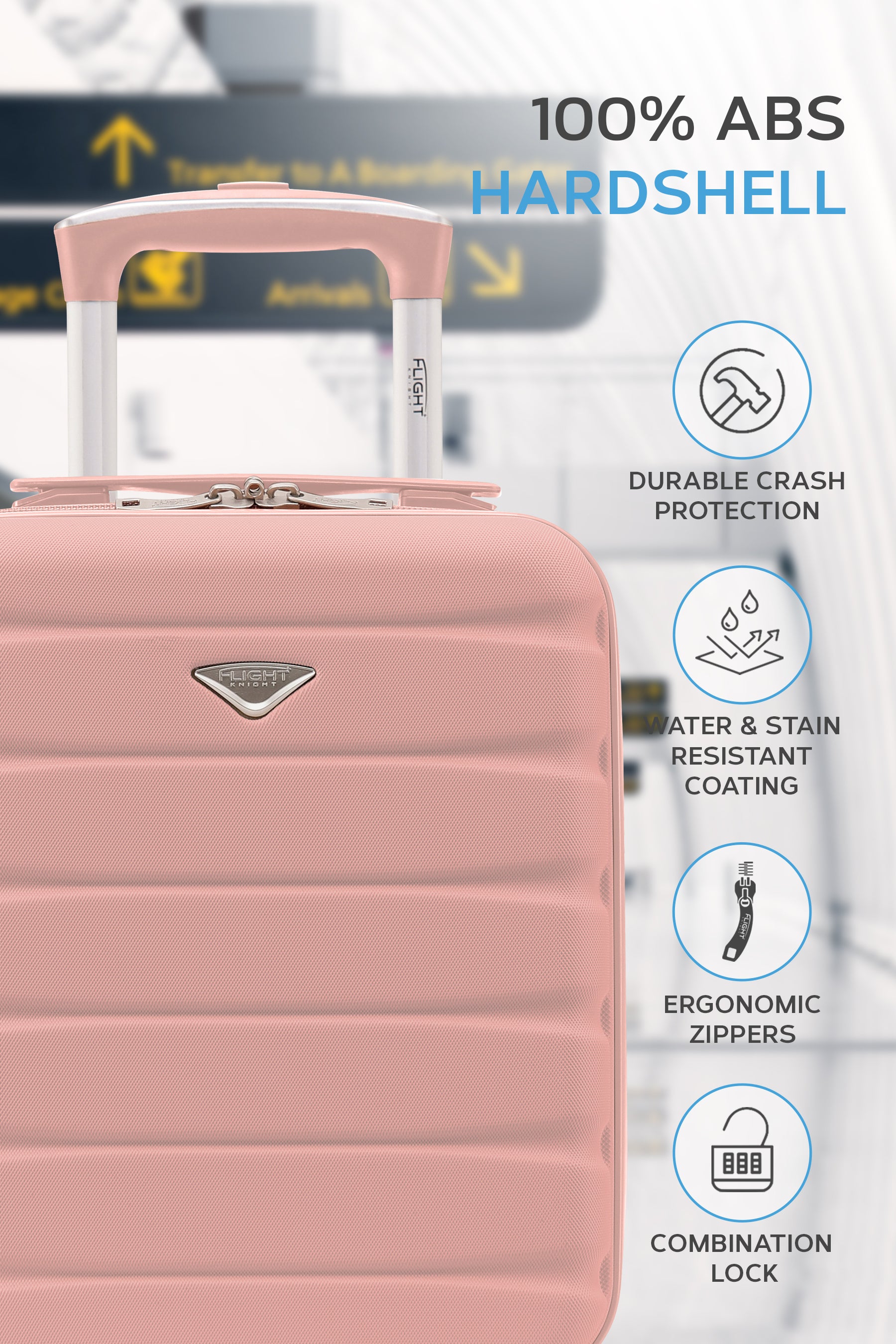 40x30x20cm 2 Wheel Cabin Carry on Case