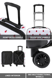 45x36x20cm PRINT Cabin Carry on Case