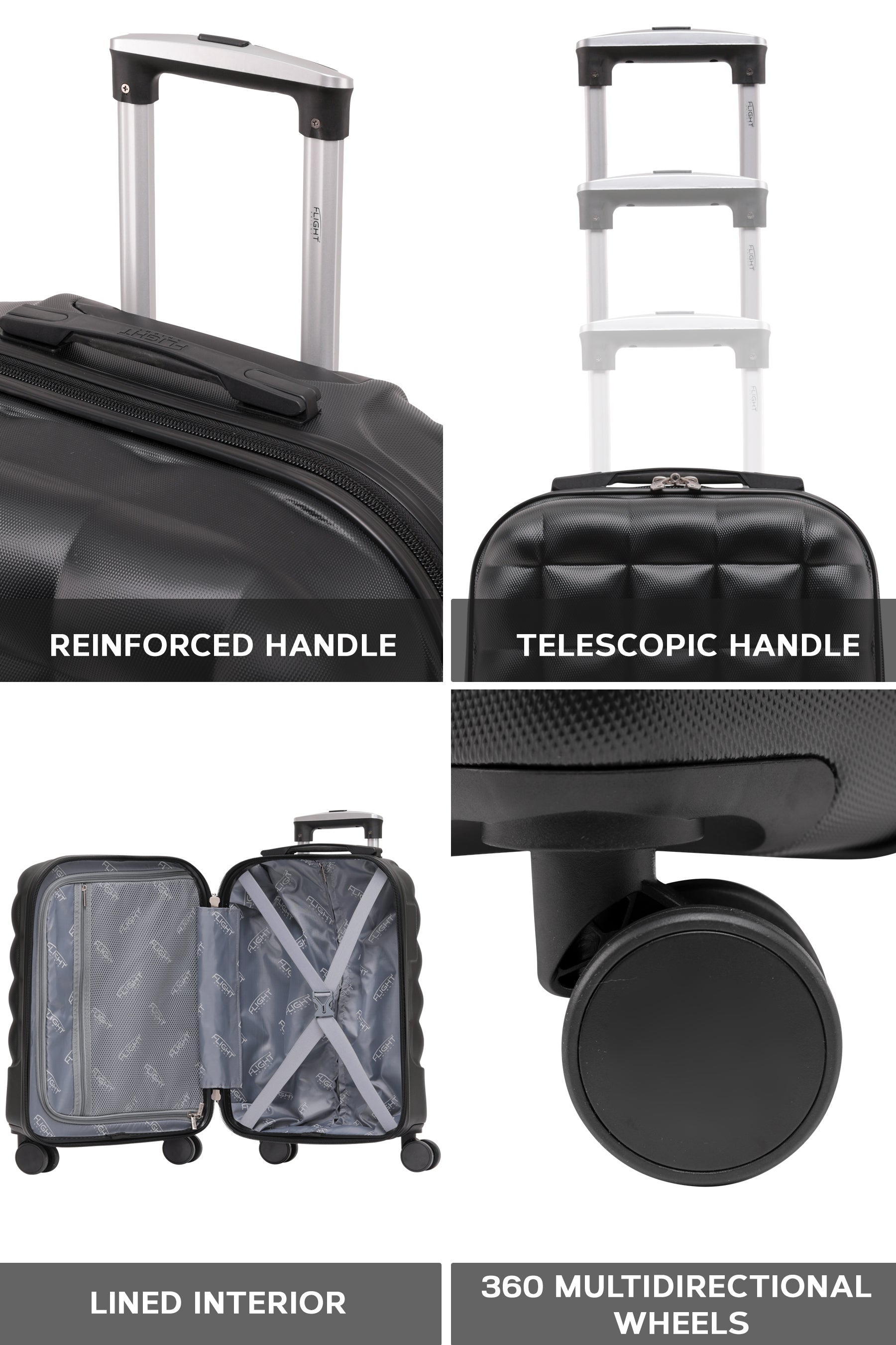55x35x20cm BUBBLE Cabin Carry on Case